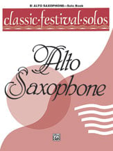 Classic Festival Solos Vol. 1 Alto Sax Solo Part cover